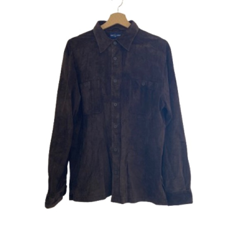 Alan Flusser Rich Brown Suede leather Jacket